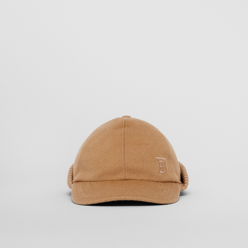 Monogram Motif Reconstructed Cashmere Baseball Cap - 1