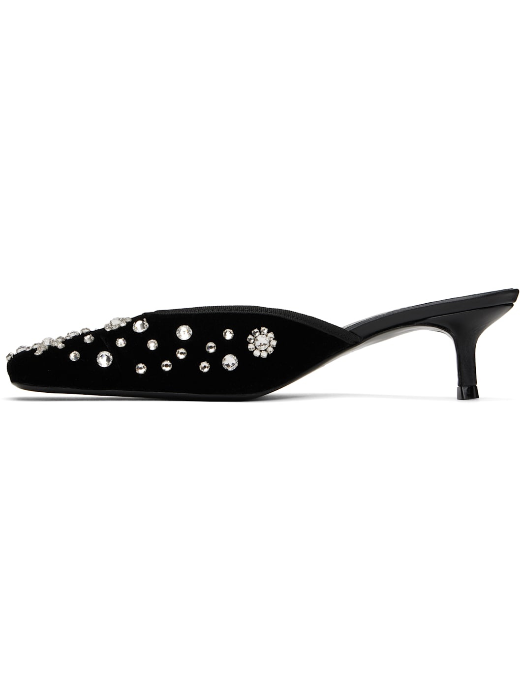 Black Otto Kitten Heels - 3