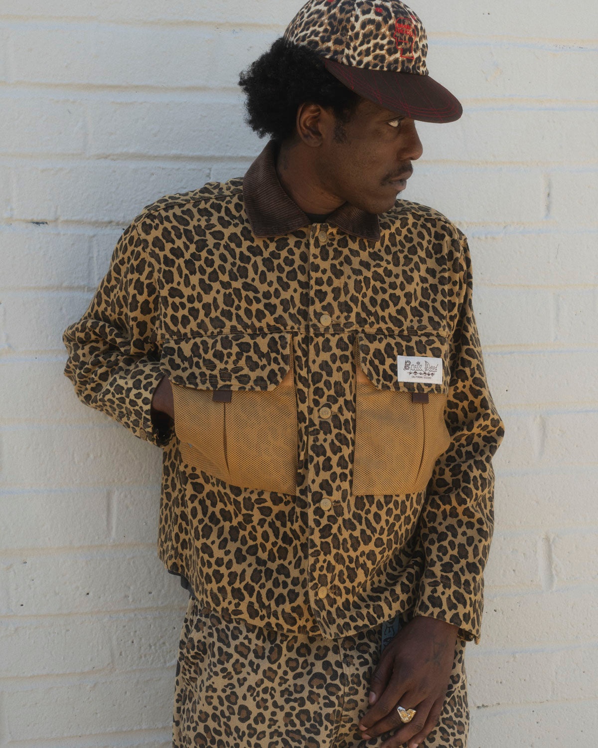 Cropped Chore Jacket - Leopard - 5