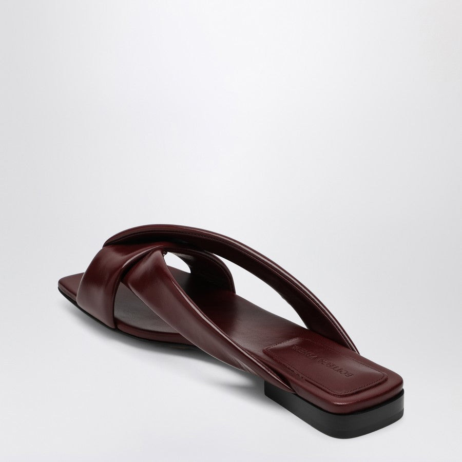 Bottega Veneta Women Mule Flat Riva Color Barolo - 4