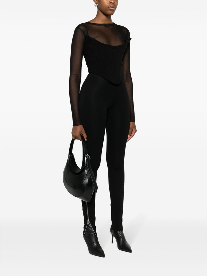 MUGLER small Snake Spiral shoulder bag outlook