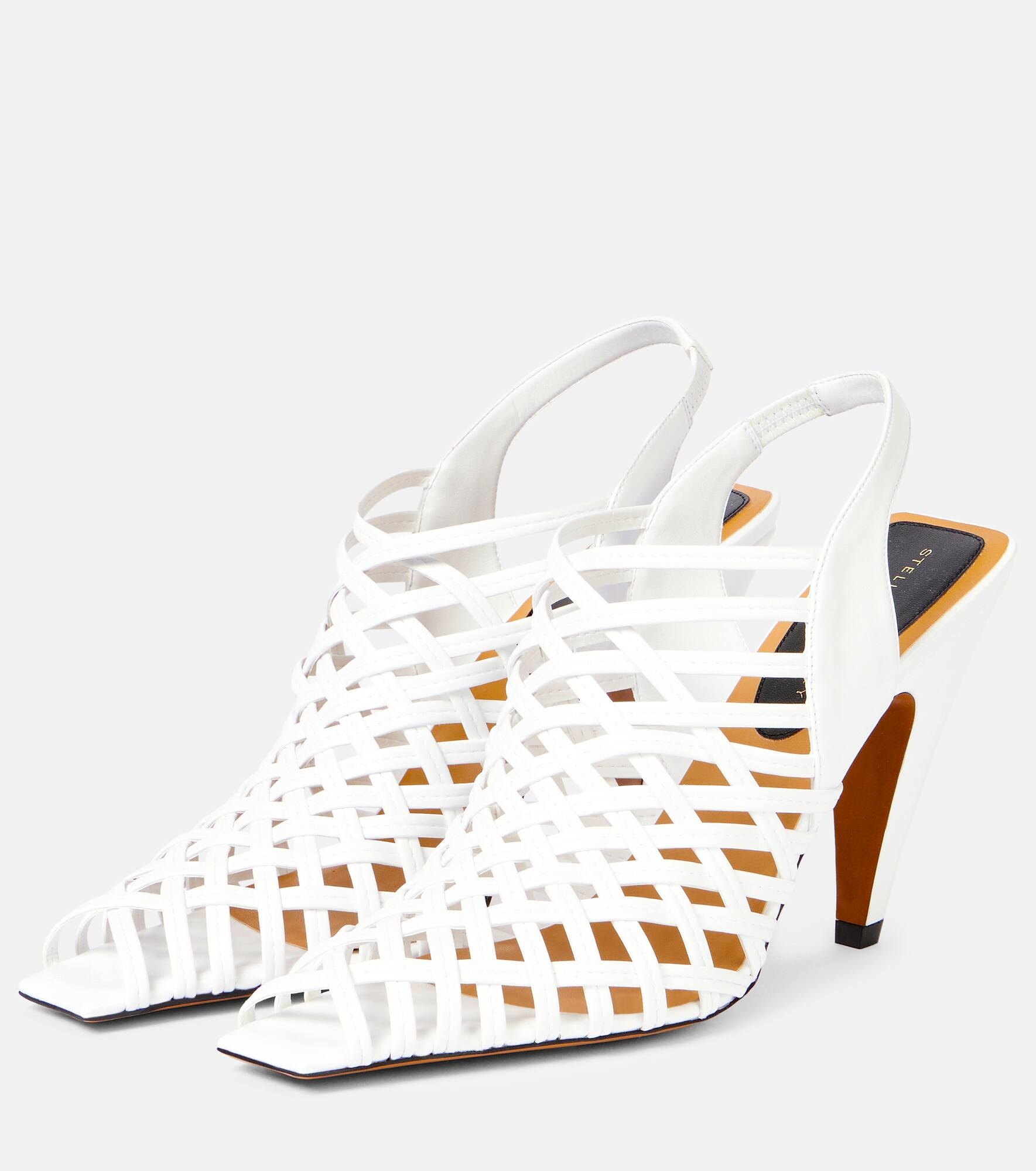 Stella Spur faux leather slingback pumps - 4