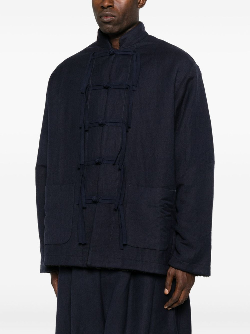 knotted-front jacket 3