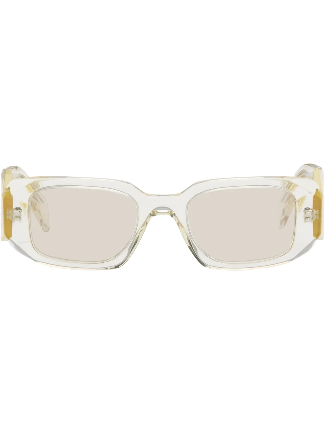 Yellow 'Prada Symbole' Sunglasses - 1