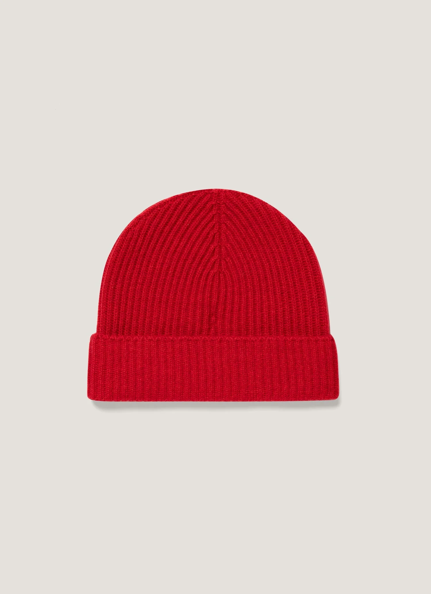 Cashmere Ribbed Hat - 1