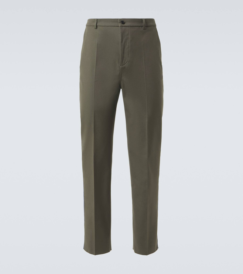 Cotton straight pants - 1