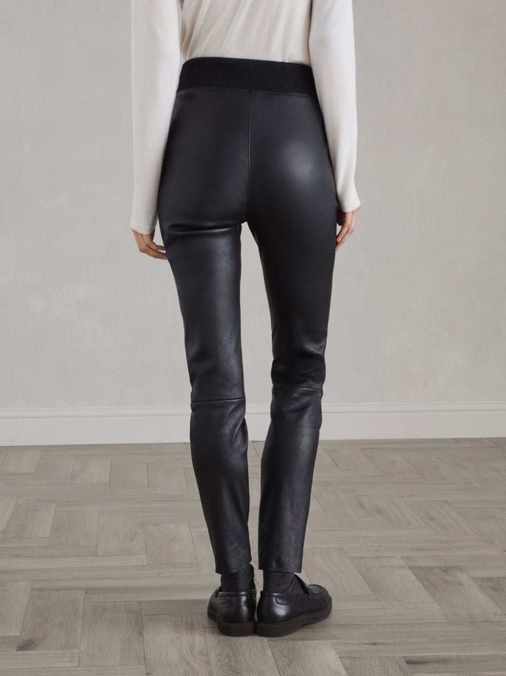 leather leggings - 4