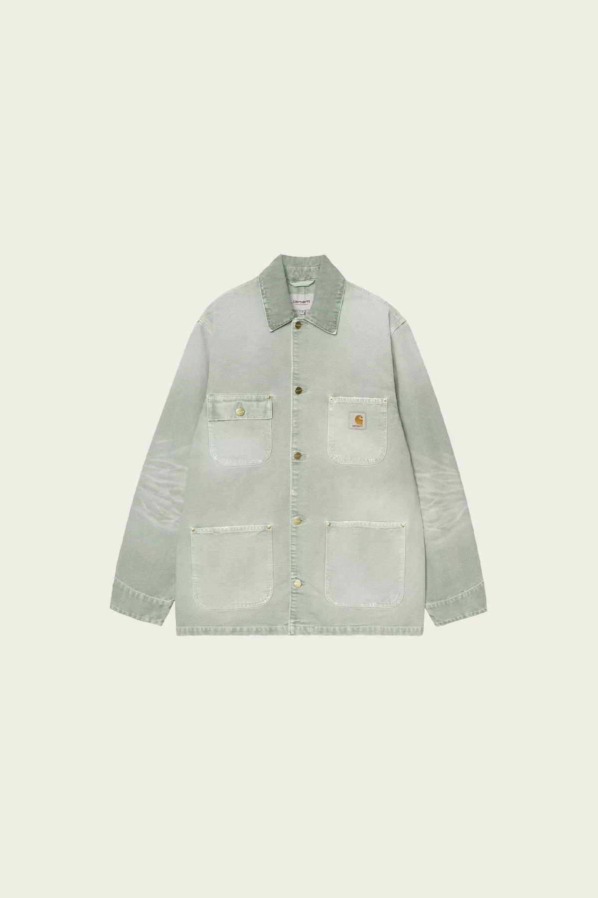 OG Chore Coat - Shady Green Destroyed Wash - 1