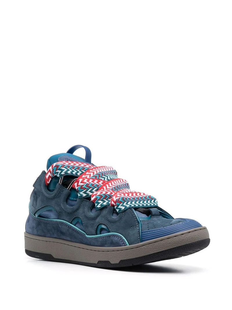 Lanvin colour-block sneakers outlook