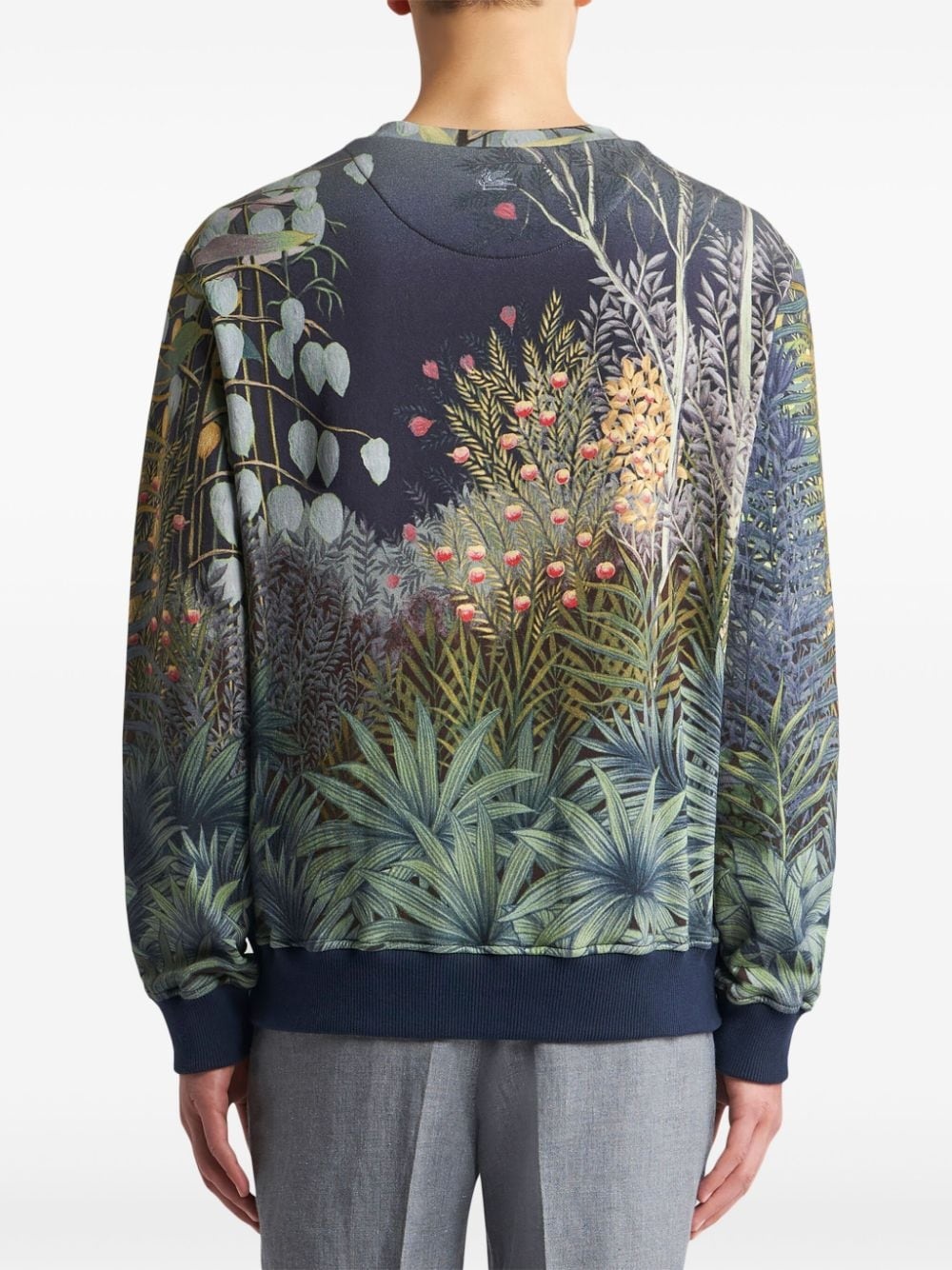 graphic-print crew-neck sweatshirt - 4