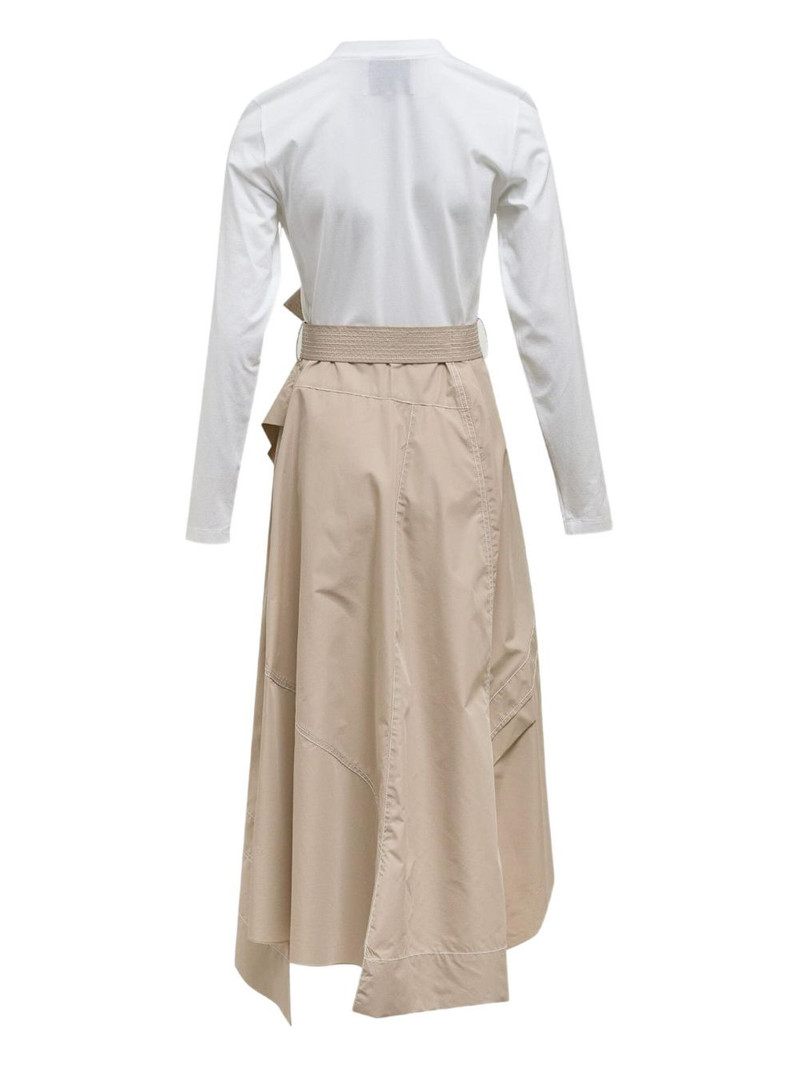 3.1 Phillip Lim tie-waist panelled midi dress outlook