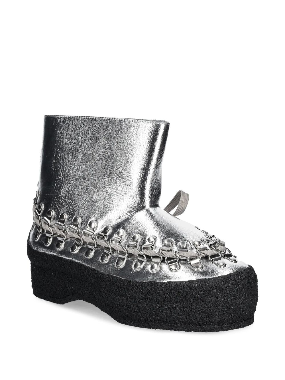 metallic-effect ankle boots - 2