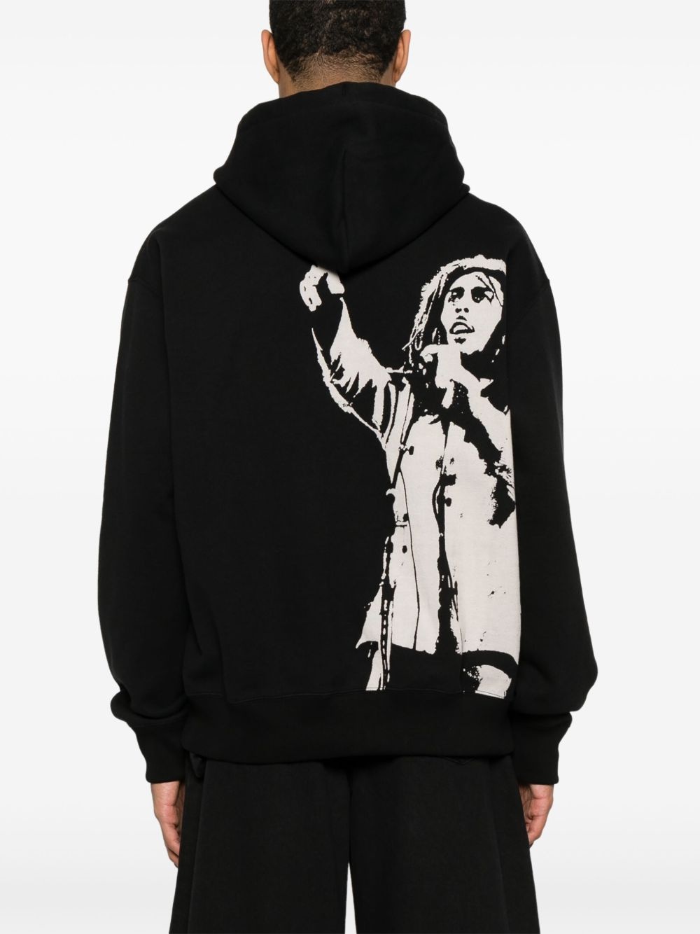 logo-embroidered hoodie - 4