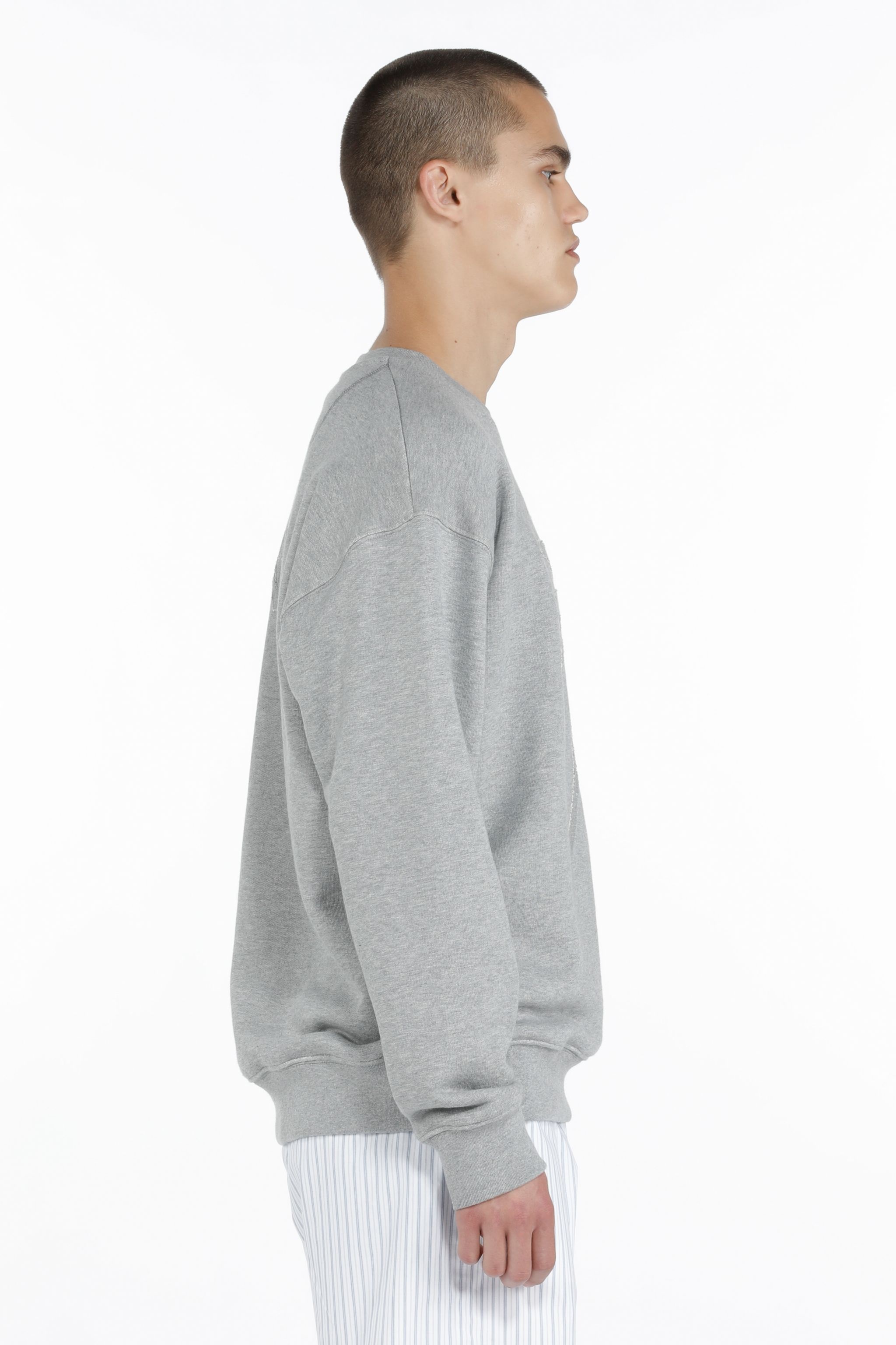 LOGO-APPLIQUÉ COTTON SWEATSHIRT - 3