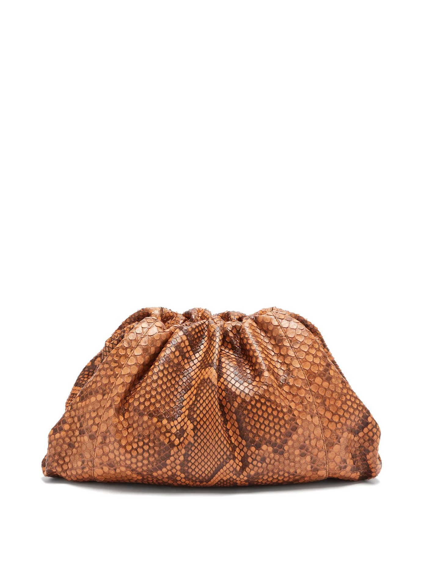 The Pouch large python clutch bag - 1