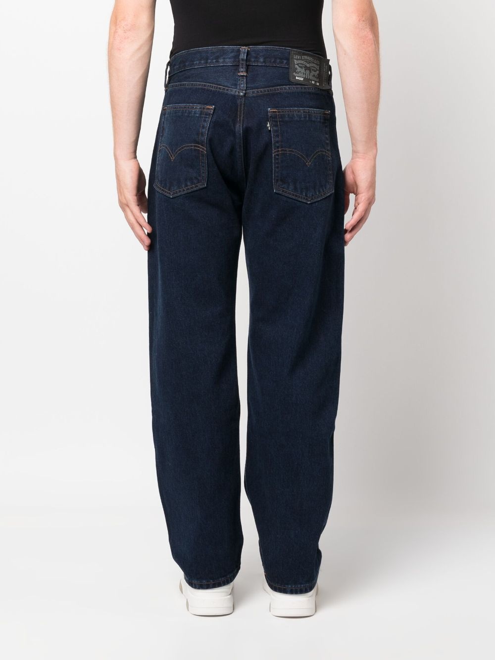 Baggy low-rise straight-leg jeans - 4