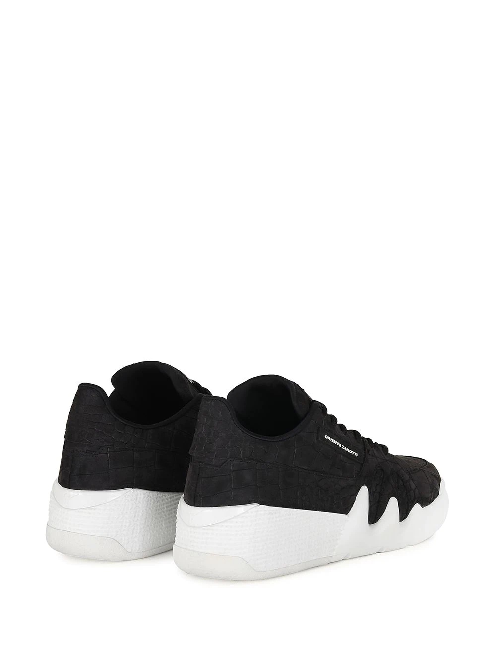 side logo patch sneakers - 3