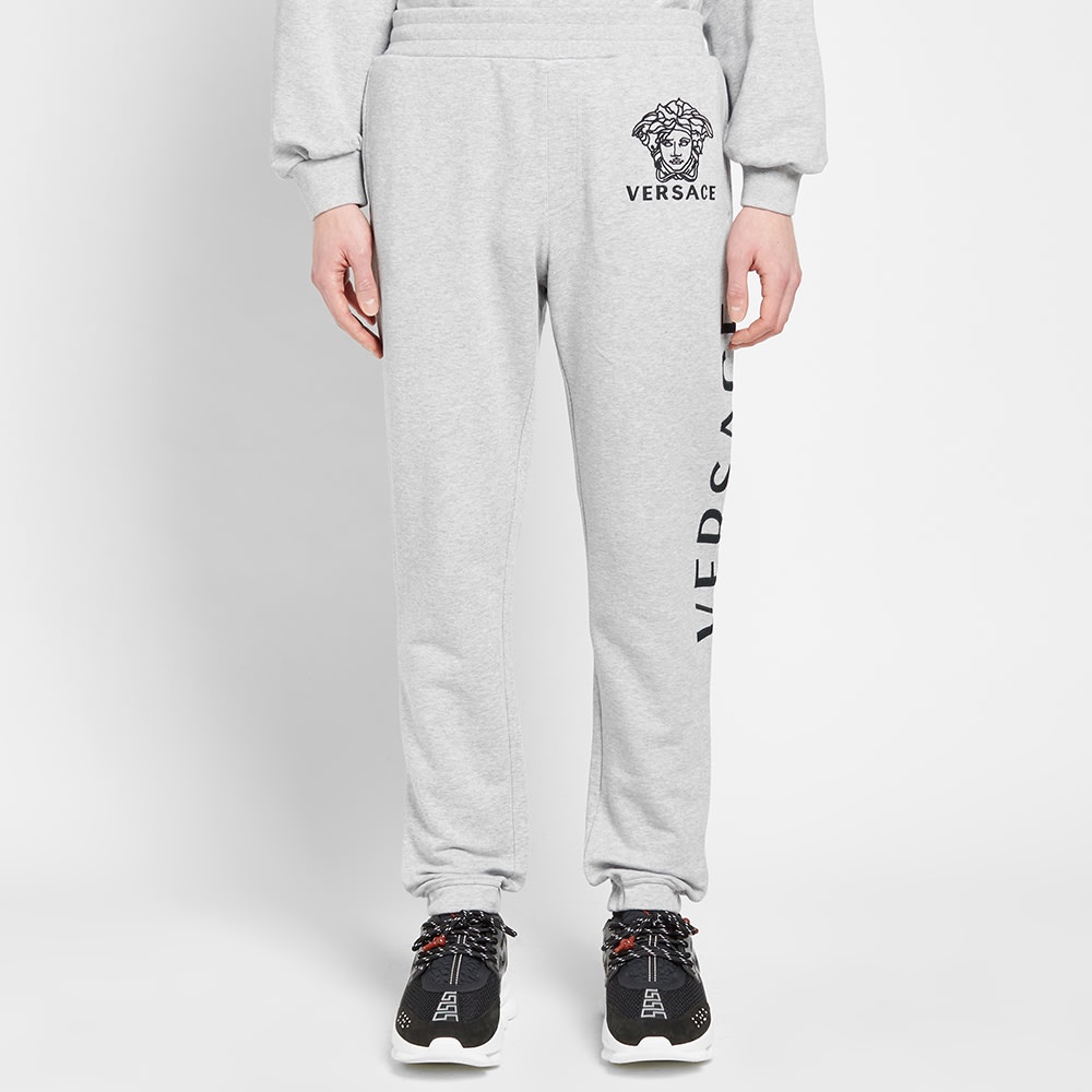 Versace Logo Embroidered Sweat Pant - 4