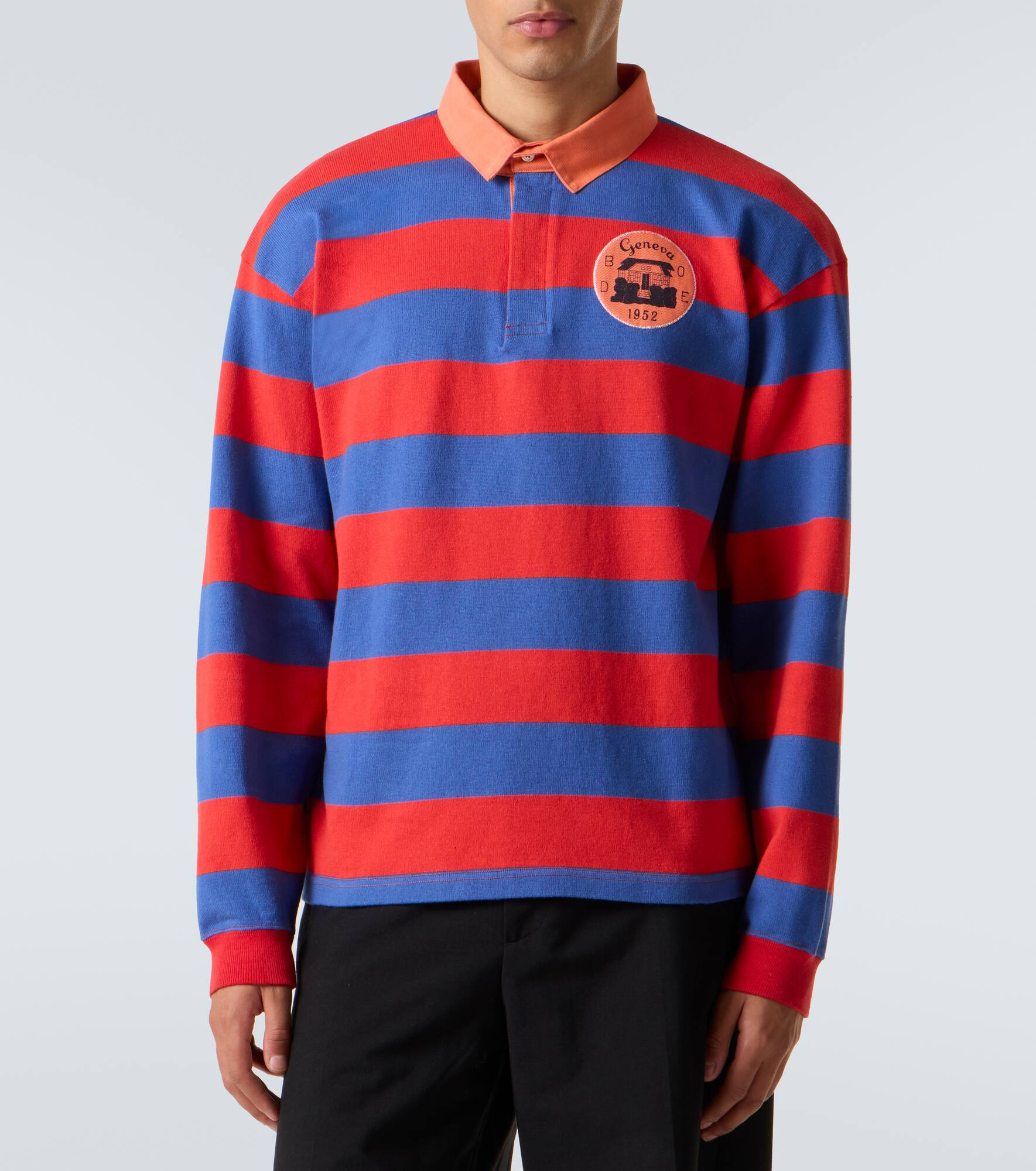 Striped cotton polo shirt - 3
