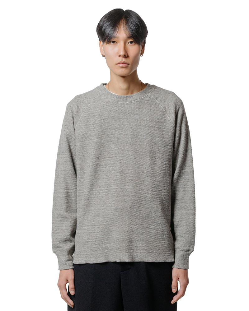 LADY WHITE CO. Raglan Thermal Grey Melange outlook