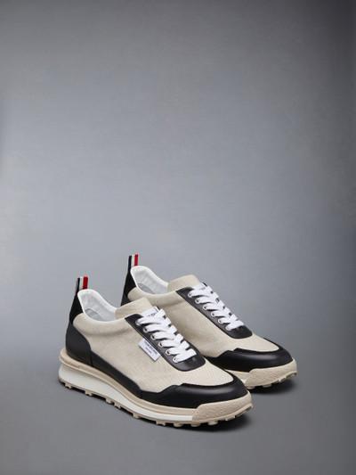 Thom Browne Alumni panelled lace-up sneakers outlook