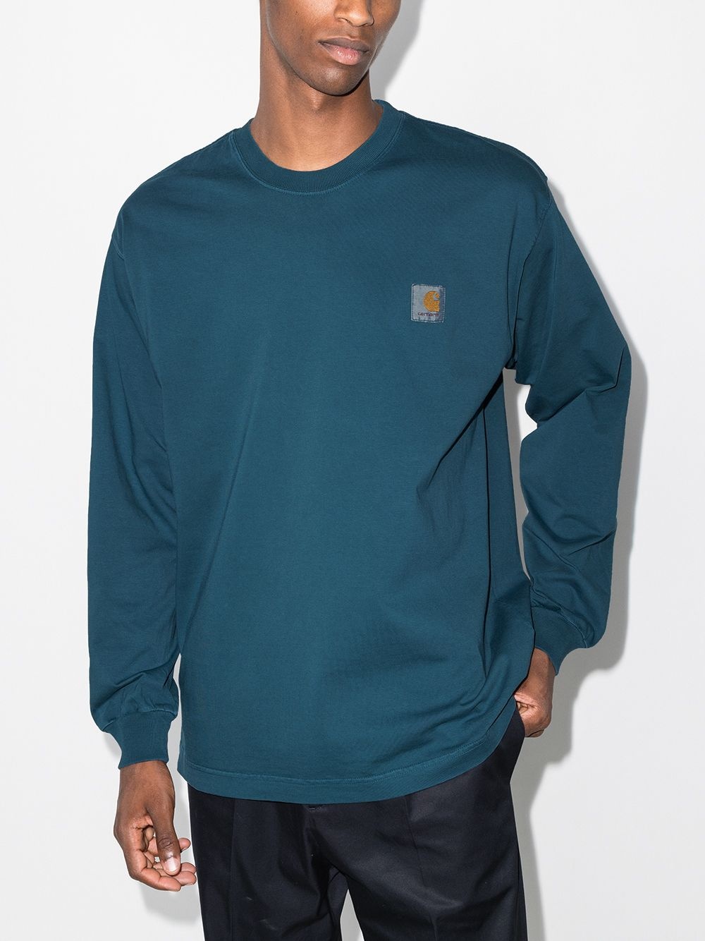 Vista logo-patch crewneck sweatshirt - 2