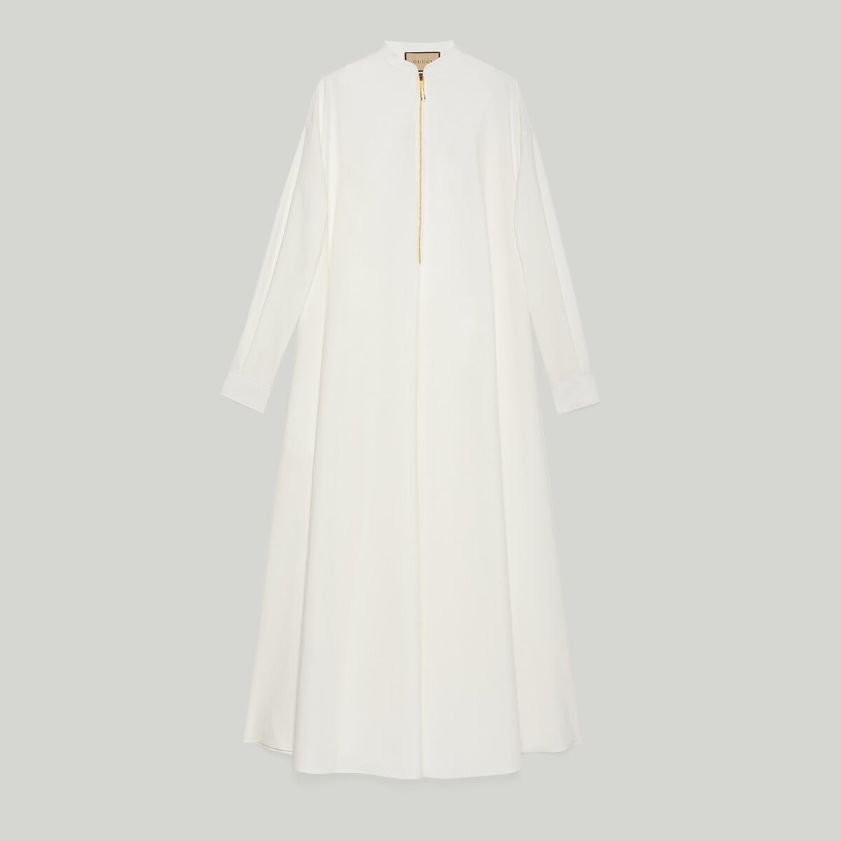 Cotton poplin maxi dress - 1