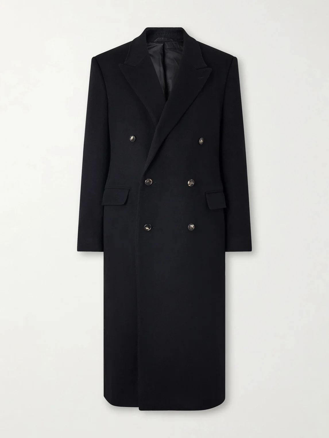 Brannick Double-Breasted Cashmere Overcoat - 1