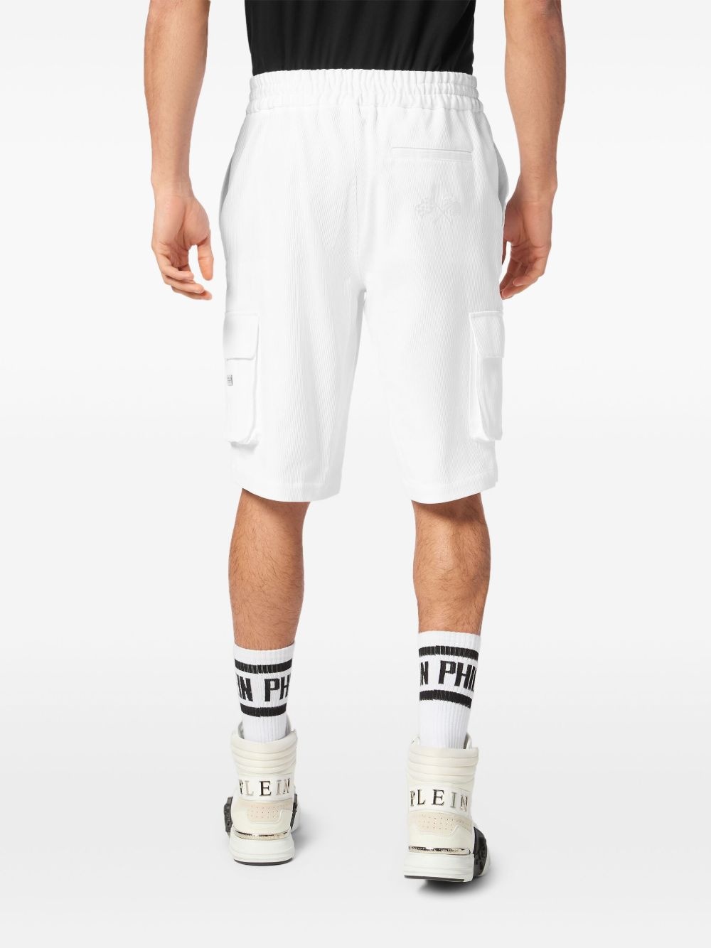 cotton cargo shorts - 4
