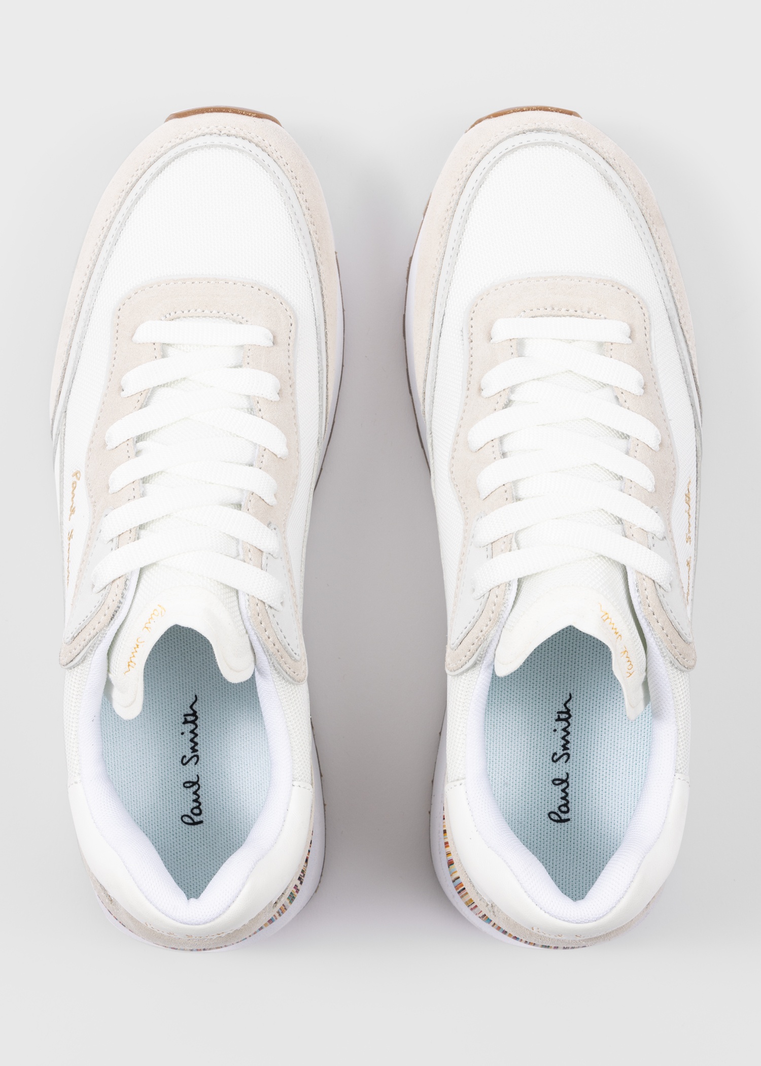 White Leather 'Aston' Trainers - 3