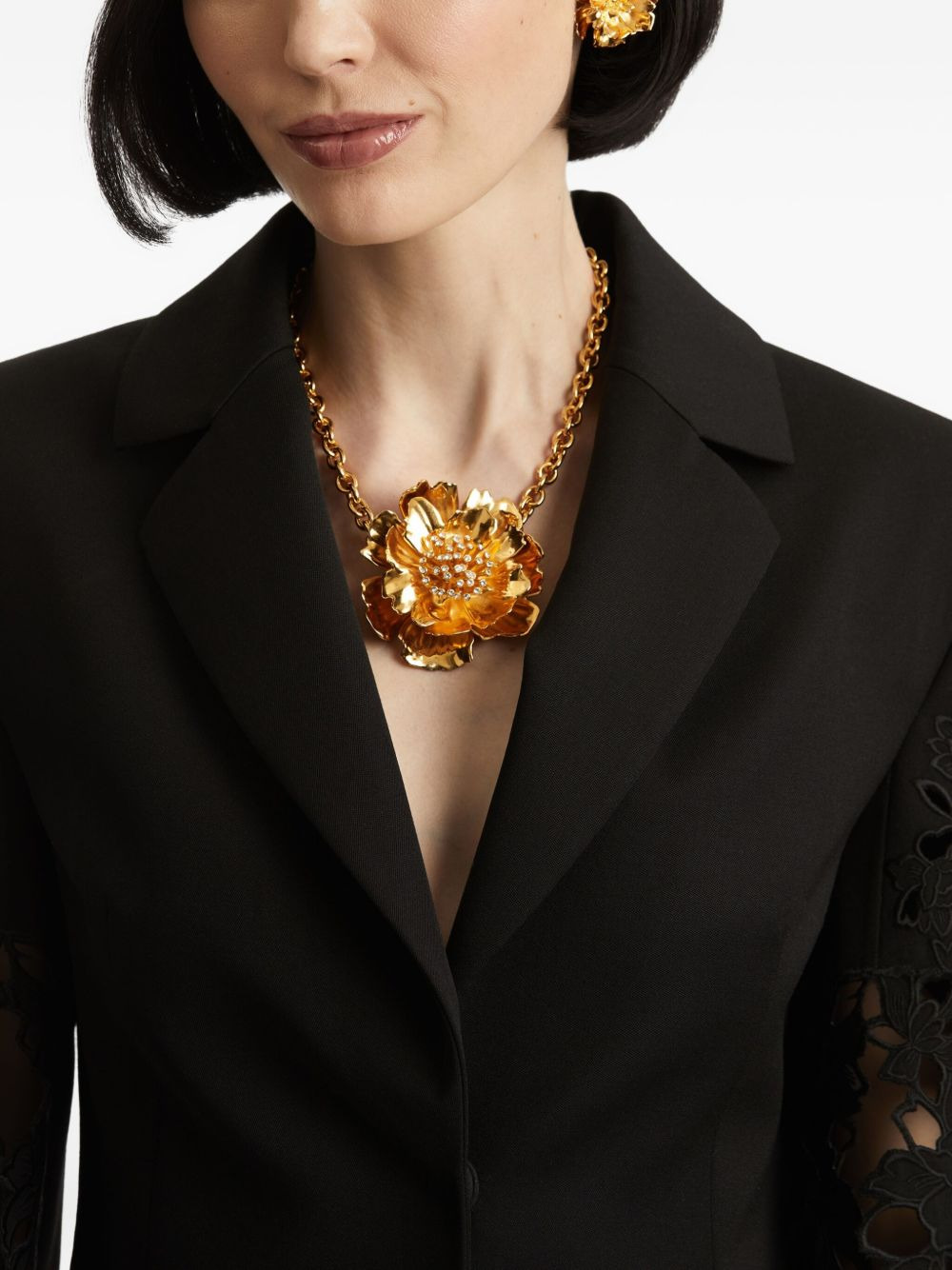 Peony pendant necklace - 2