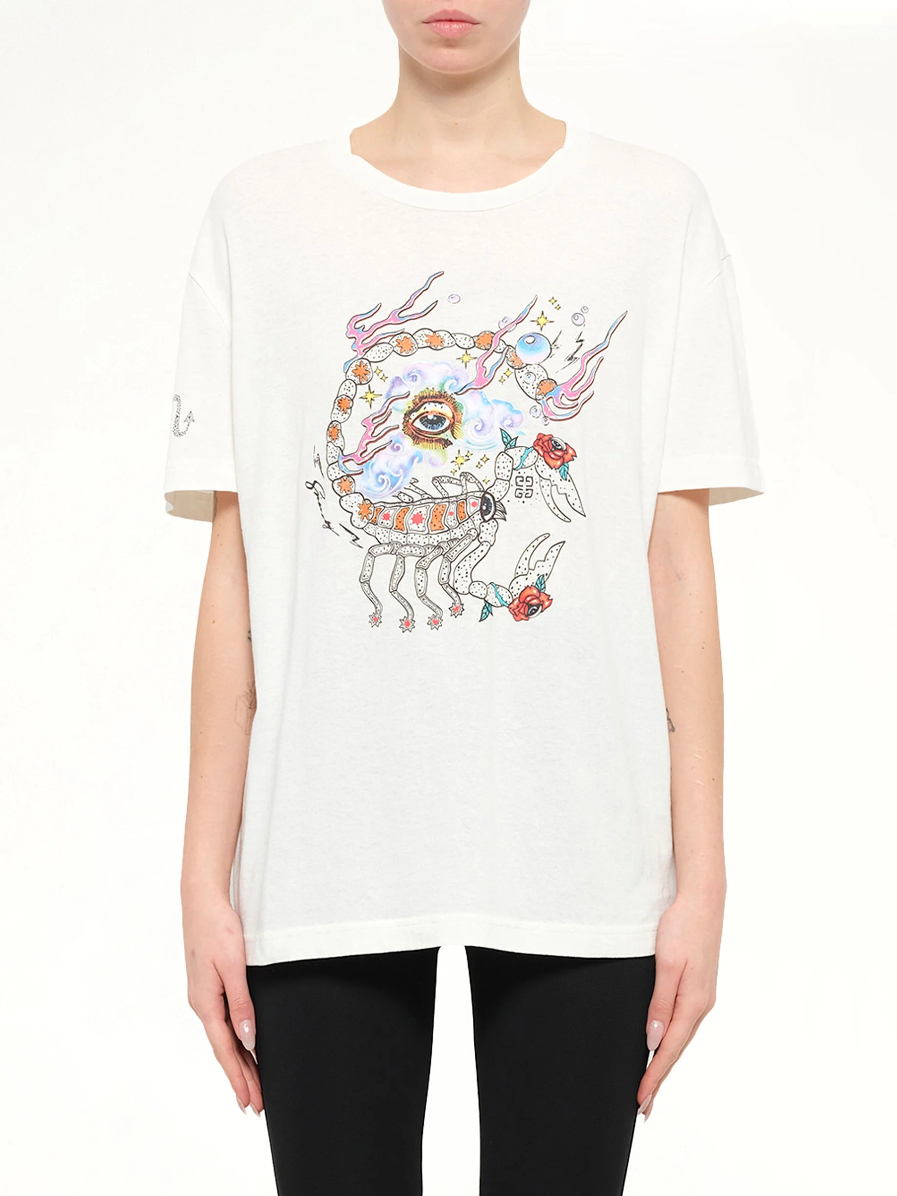 Masculine T-Shirt in White - 1