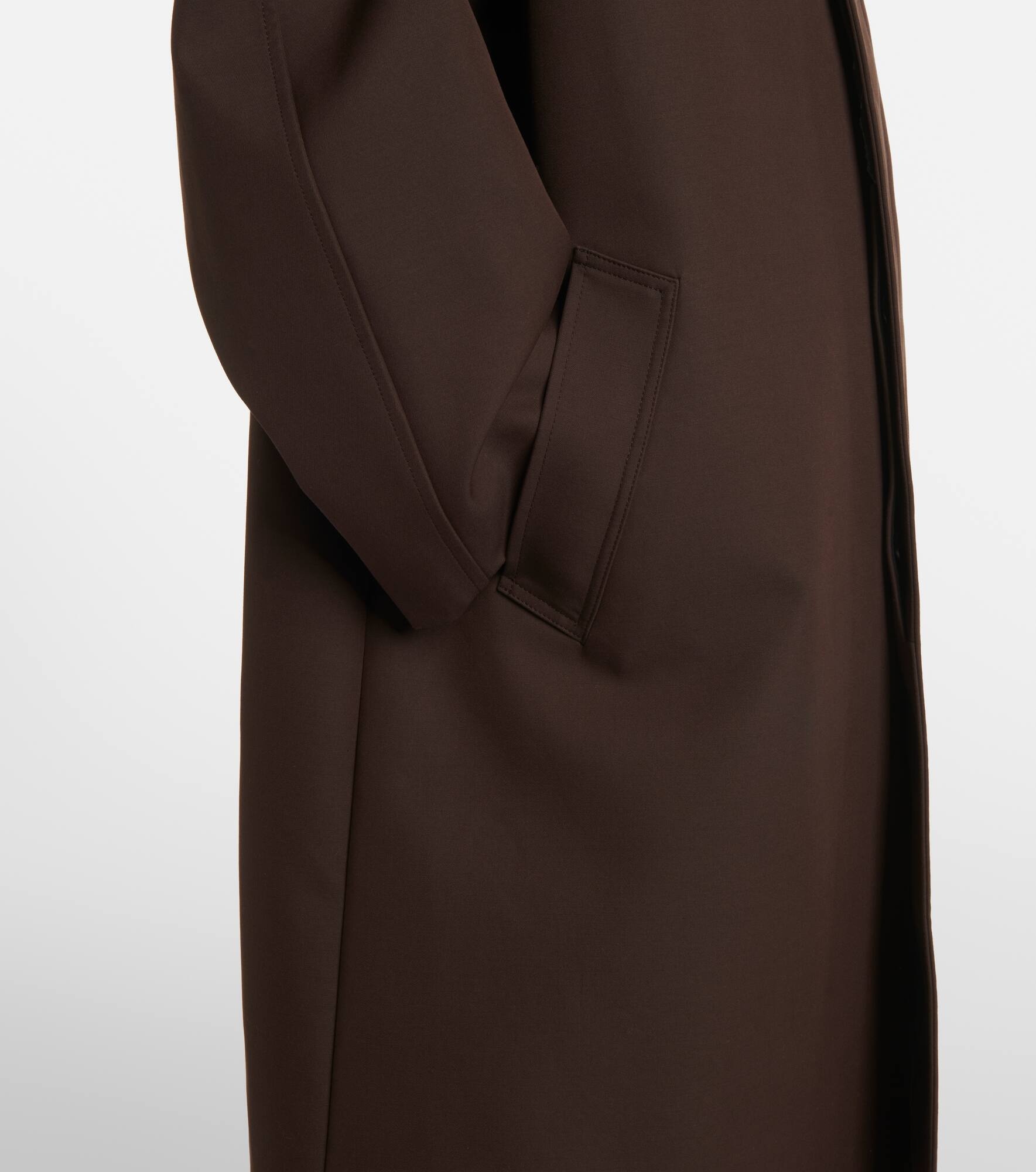 Wool and cotton-blend coat - 6