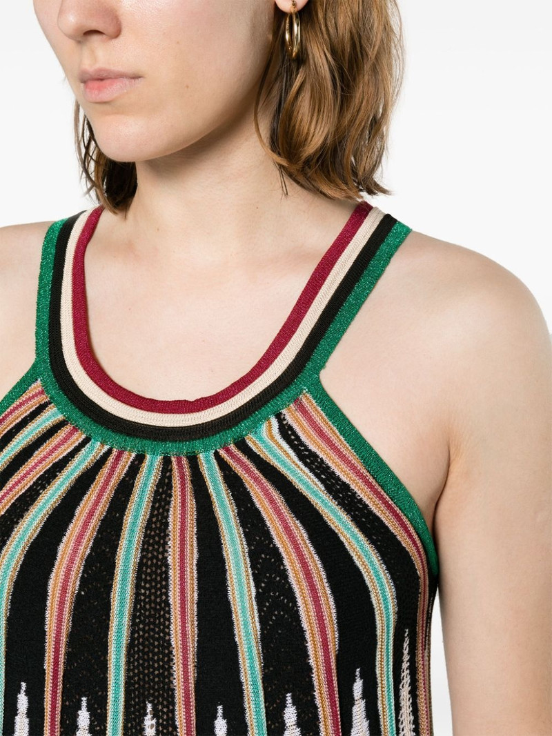 patterned intarsia-knit midi dress 5