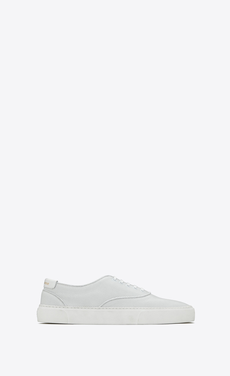 venice sneakers in perforated leather 1