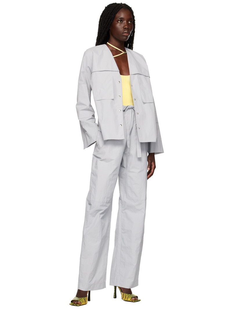 Paris Georgia Blue Cocoon Lounge Pants outlook