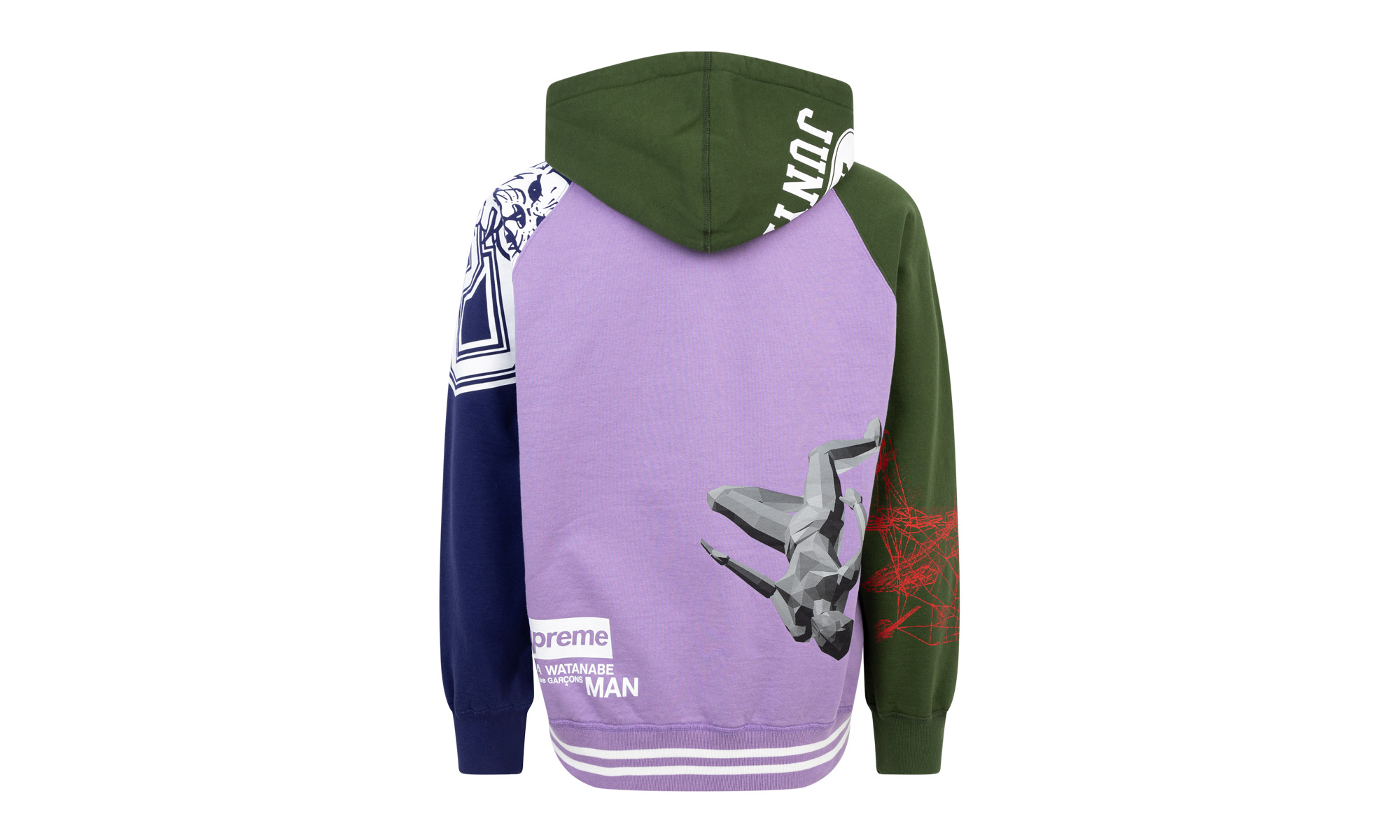Junya Watanabe Zip Up Hoodie "FW 21 Comme des Garcons" - 3