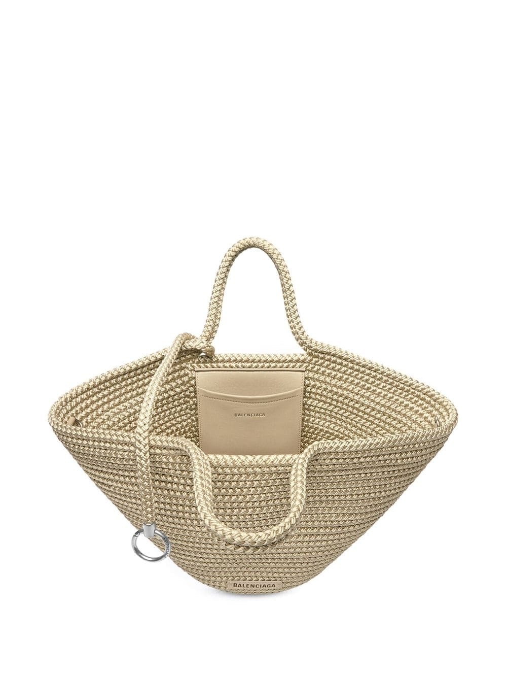 medium Ibiza basket tote bag - 4