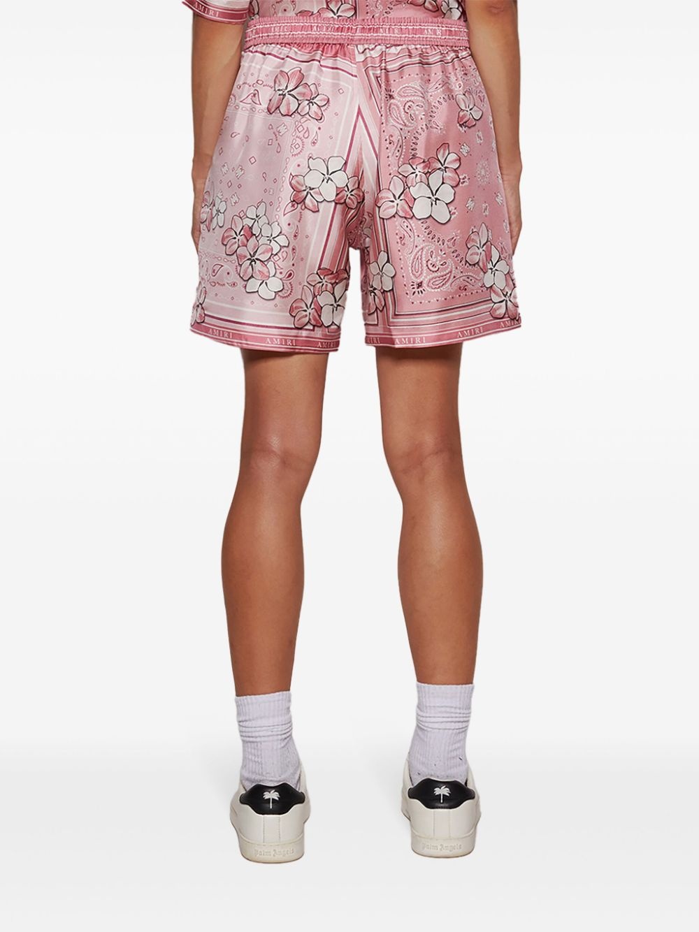 bandana floral shorts - 5