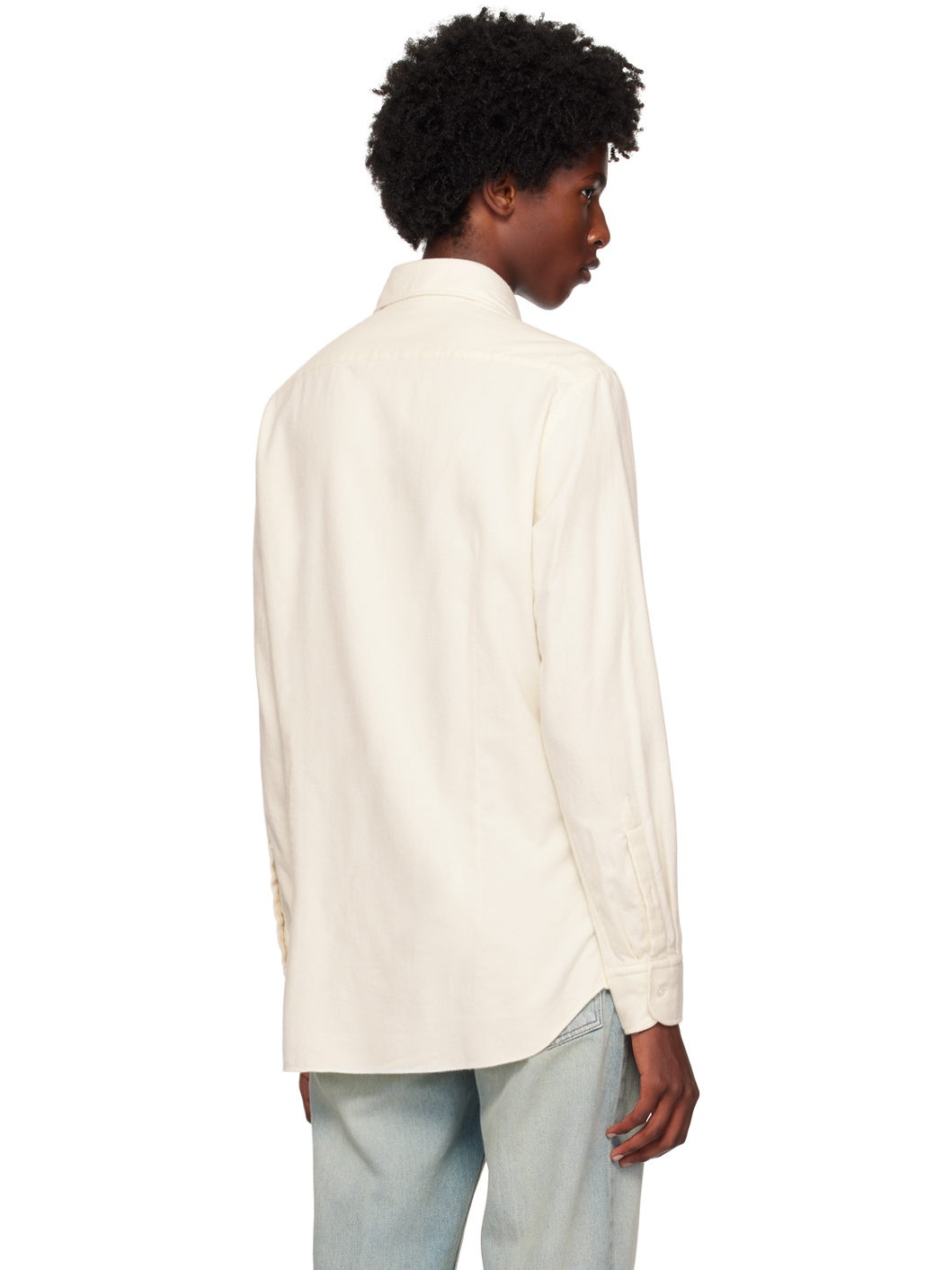 Off-White Washed Shirt - 3