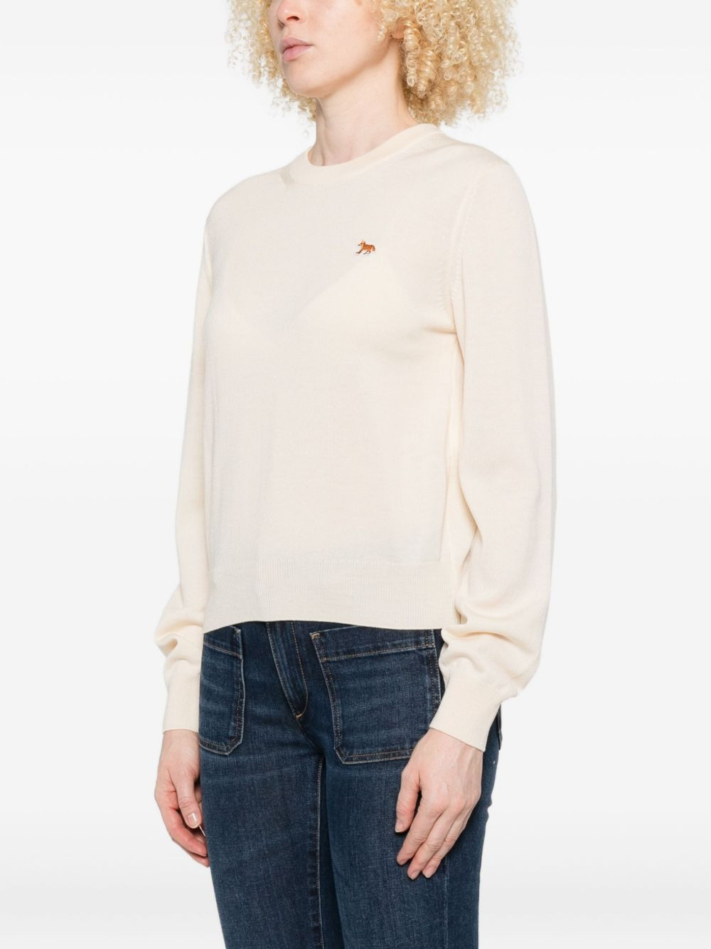 Baby Fox embroidered merino-wool sweater - 3