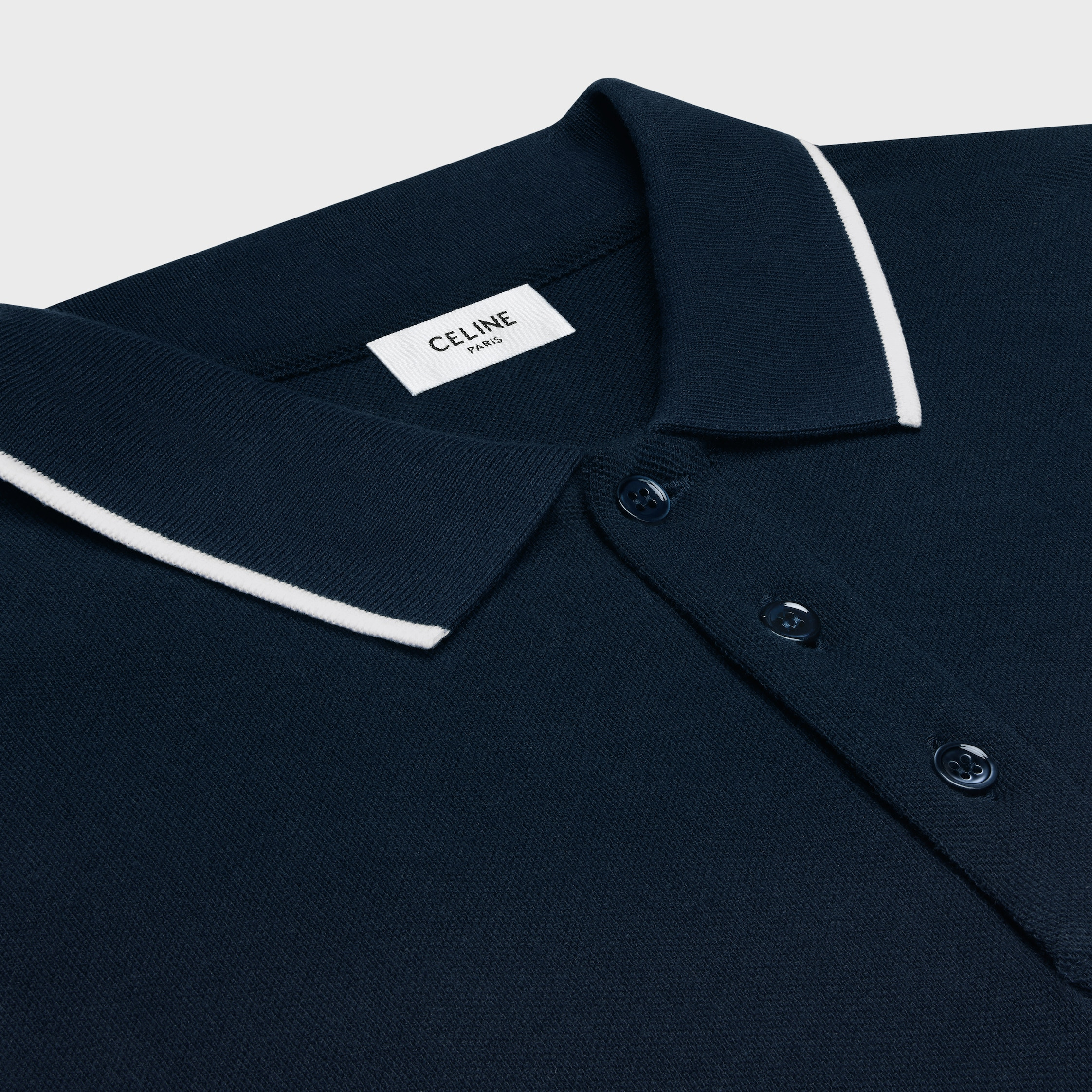 classic polo shirt in cotton piqué - 3
