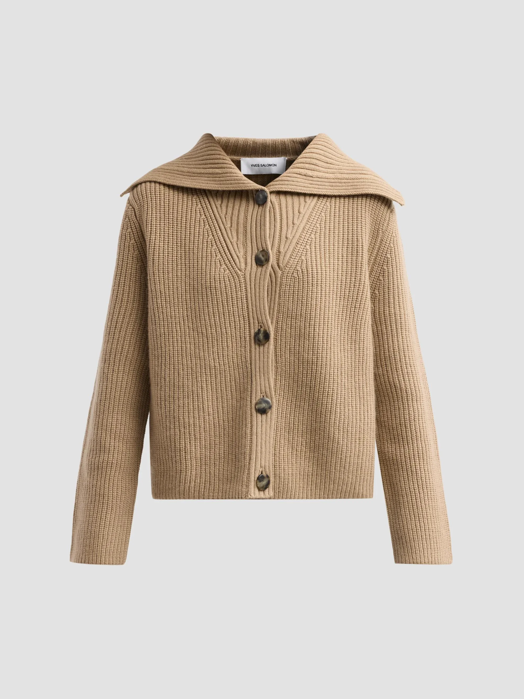 Women's Wool-Cashmere-Blend Cardigan - Galette - 1