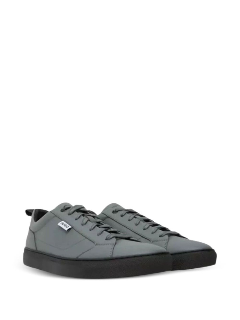 HUGO lace-up leather trainers outlook