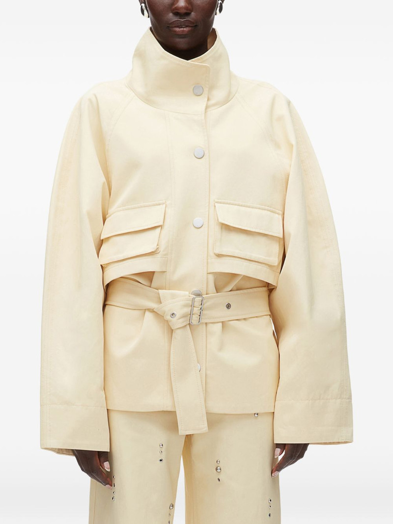 belted front-pockets jacket 4
