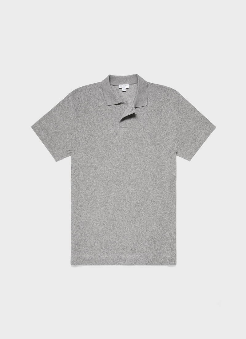 Towelling Polo Shirt - 1