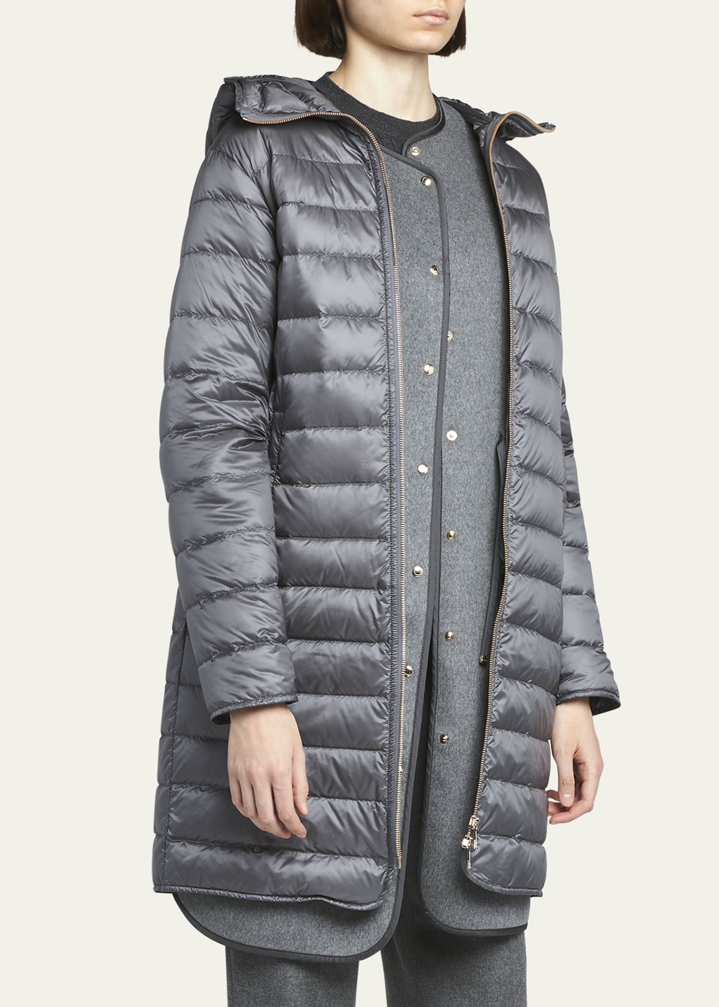 Bonrepos 3-in-1 Cashmere-Blend Long Coat - 4