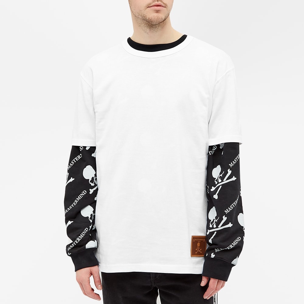 MASTERMIND WORLD Leather Patch Logo Tee - 5