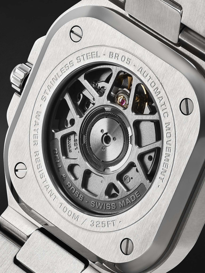 BR 05 GMT Automatic 41mm Stainless Steel Watch, Ref. No. BR05G-SI-ST/SST 3