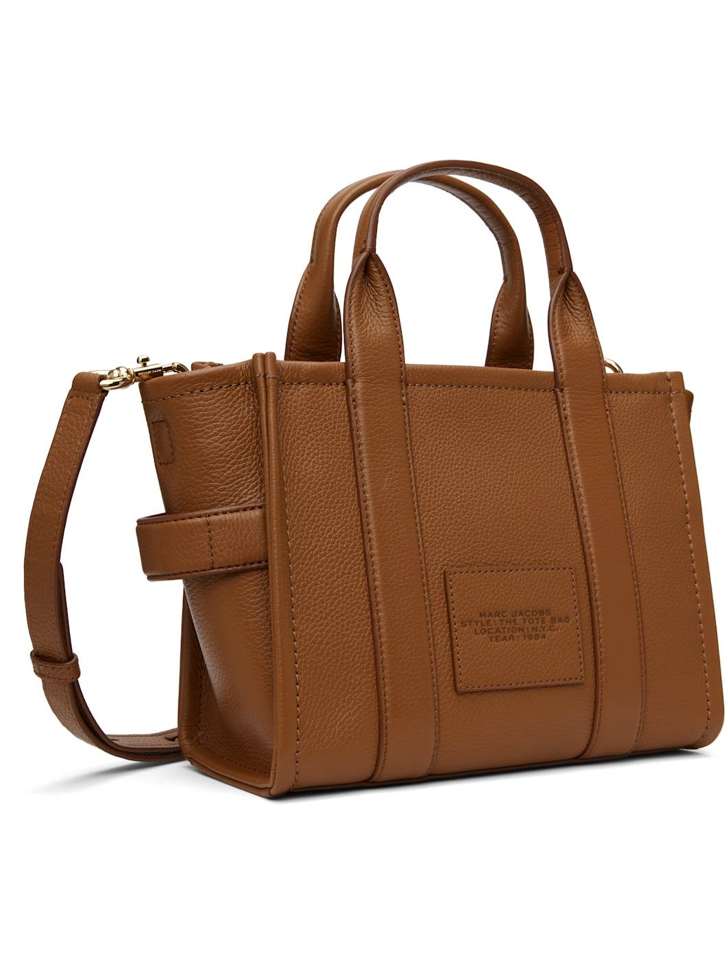 Brown 'The Leather Small' Tote - 3